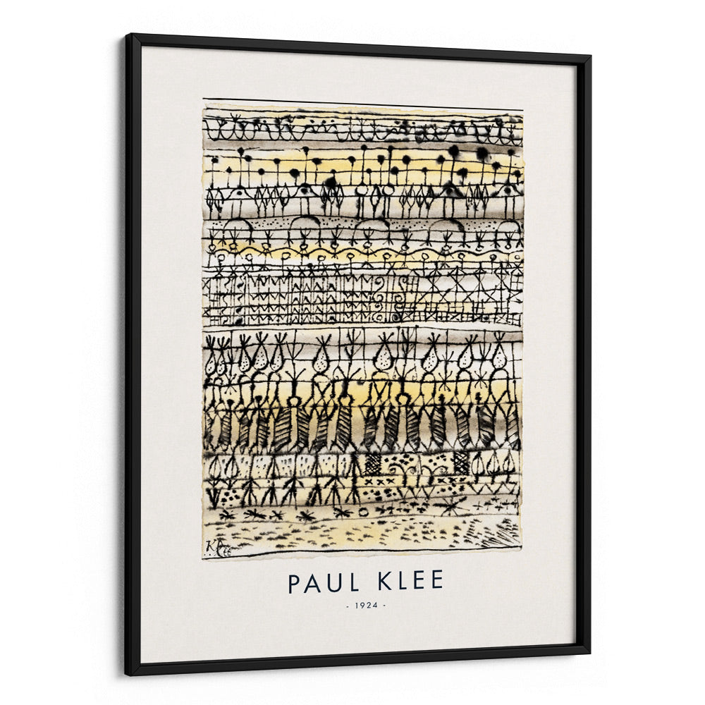 Paul Klee - Abstract Stripes Exhibition Poster - XS / Matte Paper / Rolled Art - Nook At You