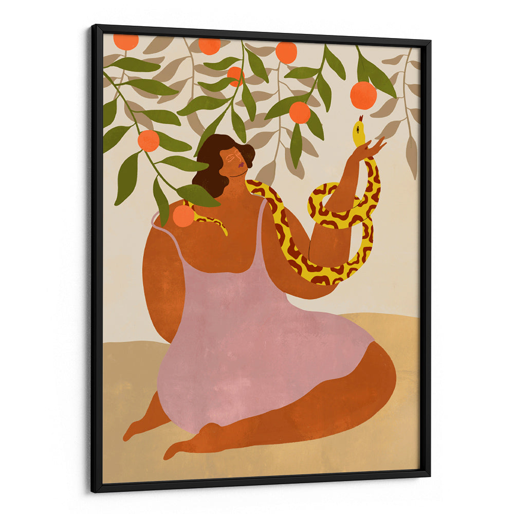 Eden's Embrace Arty Guava Art Print - XS / Matte Paper / Rolled Art - Nook At You