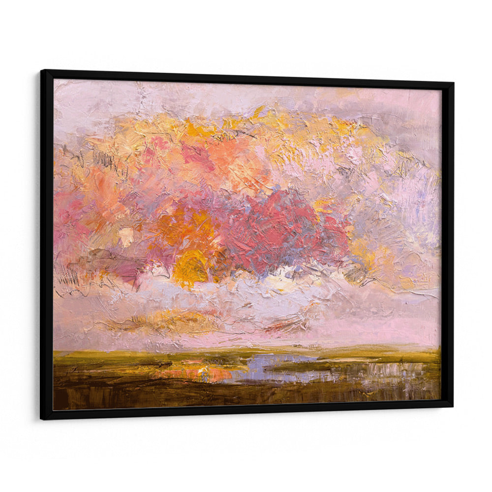 Vibrant Pink Horizon Canvas Print - XS / Matte Paper / Rolled Art - Nook At You