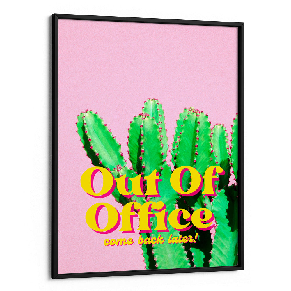 Out Of Office Quote Canvas Print - XS / Matte Paper / Rolled Art - Nook At You