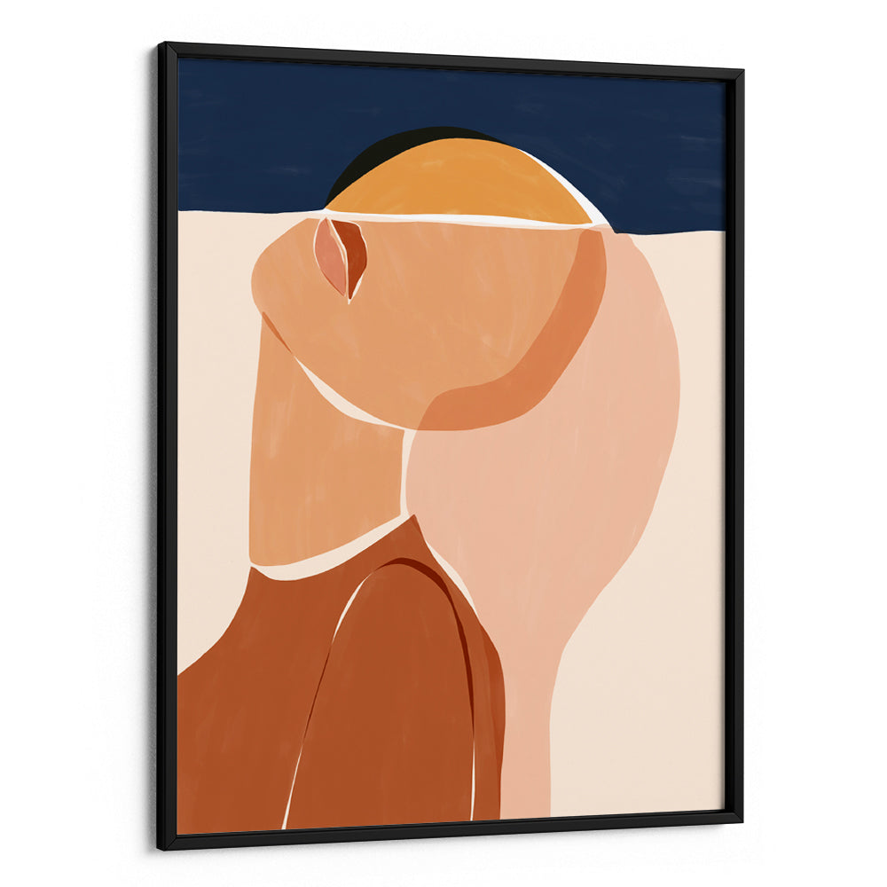 Half Face Half Sun Canvas Painting - XS / Matte Paper / Rolled Art - Nook At You