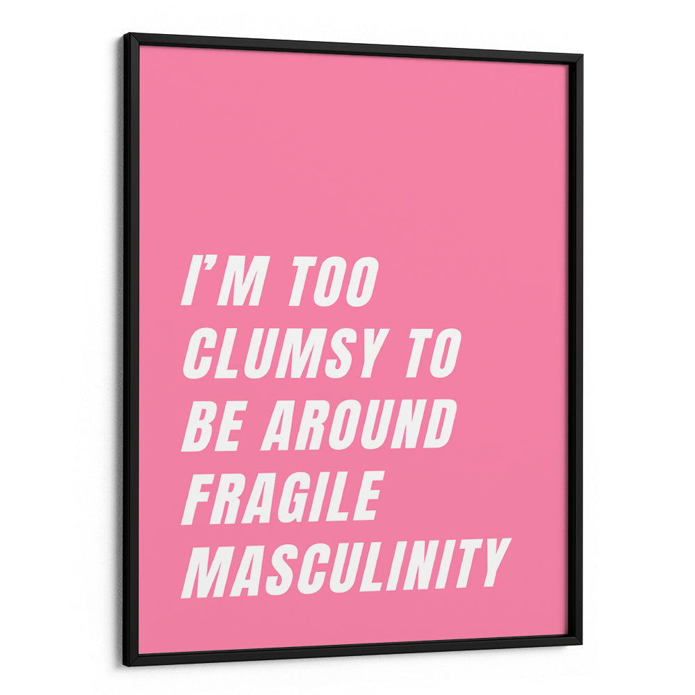 Clumsy Meets Fragility Wall Art Print - XS / Matte Paper / Rolled Art - Nook At You