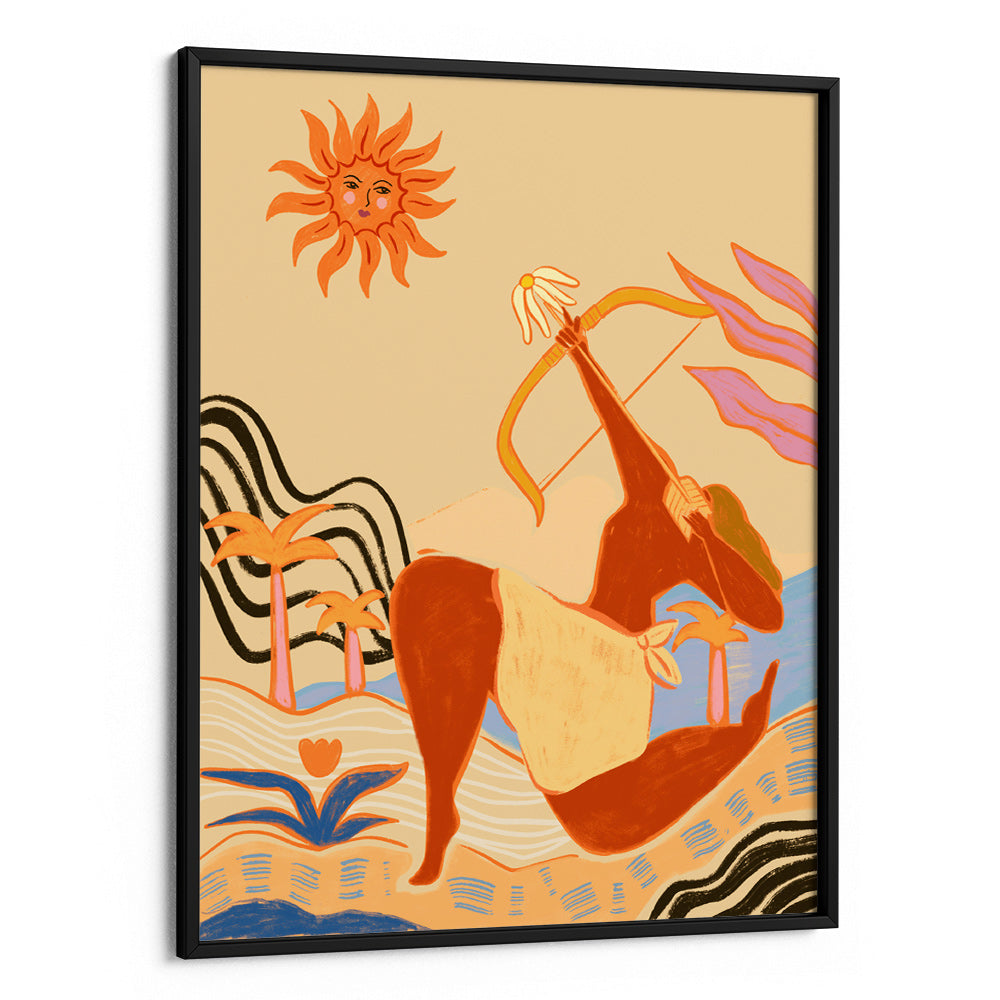 Sunlit Archer_s Dance Canvas Painting - 5XL / Canvas / Rolled Art - Nook At You