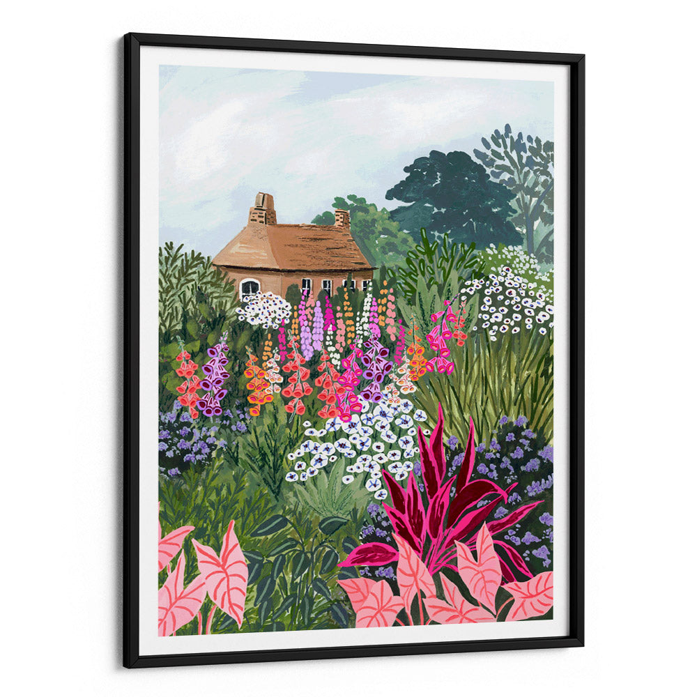 Lush Garden Landscape Wall Art - 5XL / Canvas / Rolled Art - Nook At You