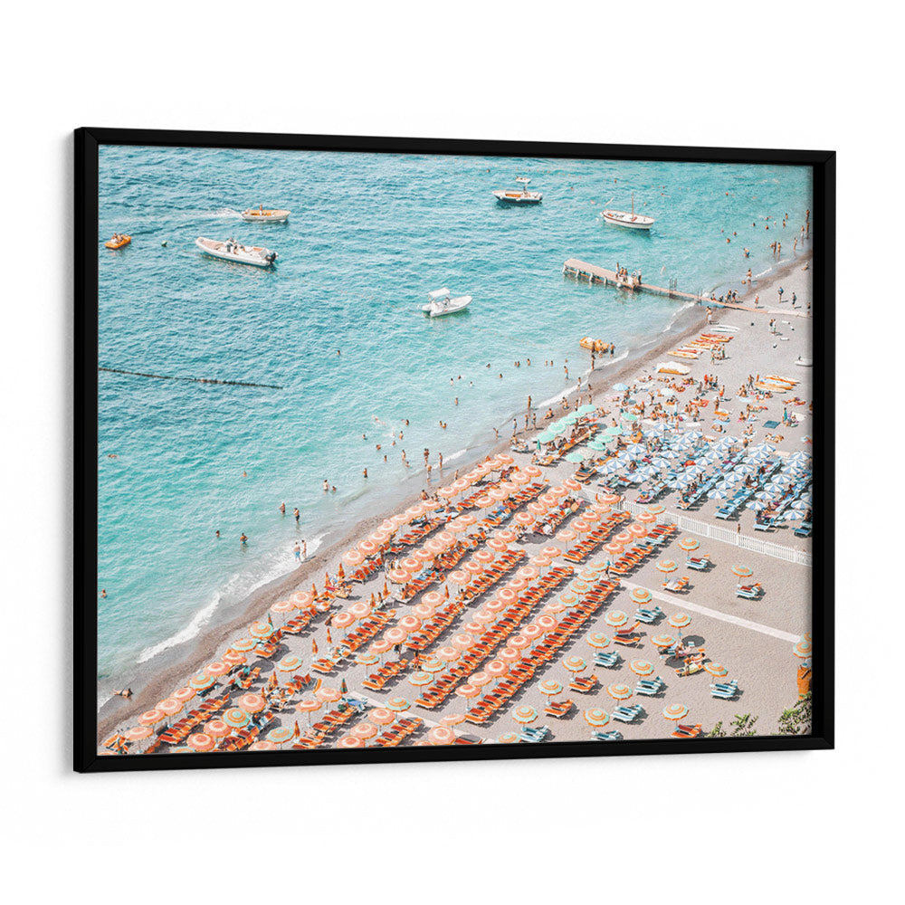 Positano Beach Landscape Wall Art (Horizontal) - XS / Matte Paper / Rolled Art - Nook At You
