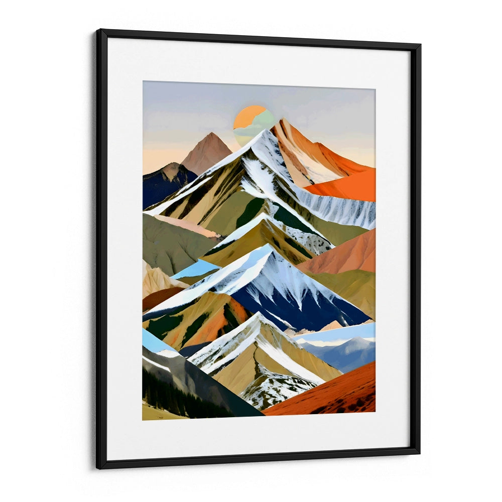 The Great Mountain Ranges Landscape Canvas Prints - XS / Matte Paper / Rolled Art - Nook At You