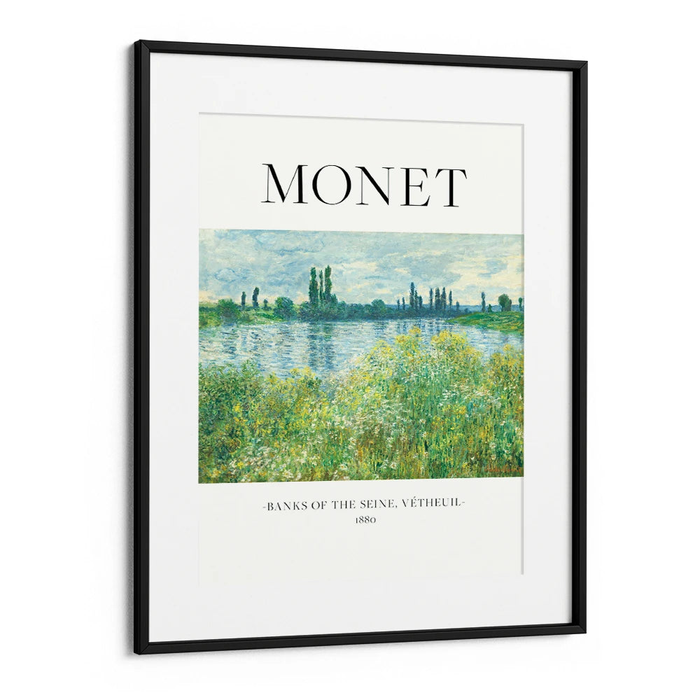 Claude Monet - Banks Of The Seine Vintage Museum Poster - XS / Matte Paper / Rolled Art - Nook At You