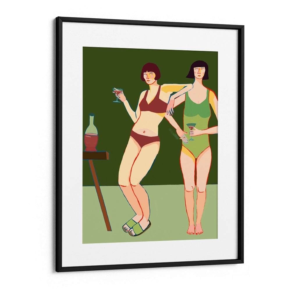 Loungin’ Ladies Women Illustration Wall Art - XS / Matte Paper / Rolled Art - Nook At You