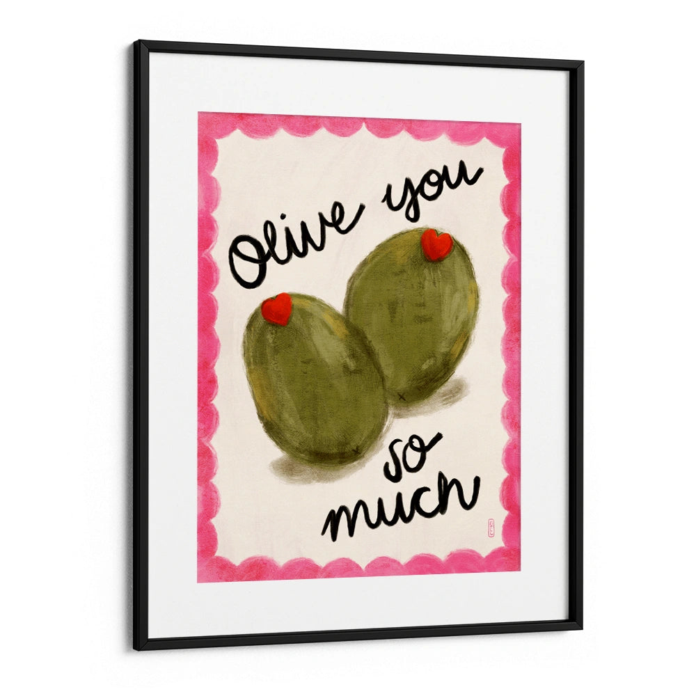 Olive You So Much Gourmet Wall Art Print - XS / Matte Paper / Rolled Art - Nook At You