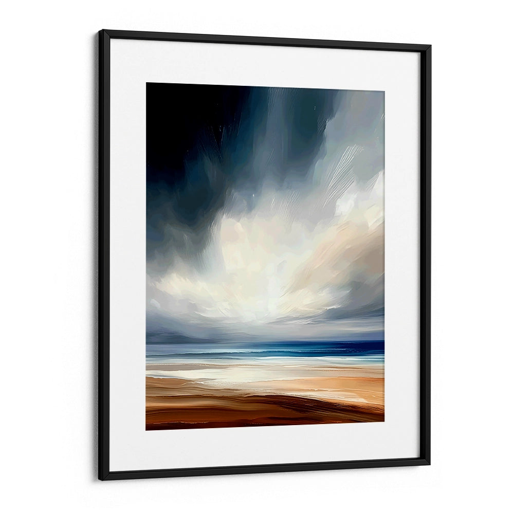 Dramatic Sky Abstract Wall Art Painting - XS / Matte Paper / Rolled Art - Nook At You