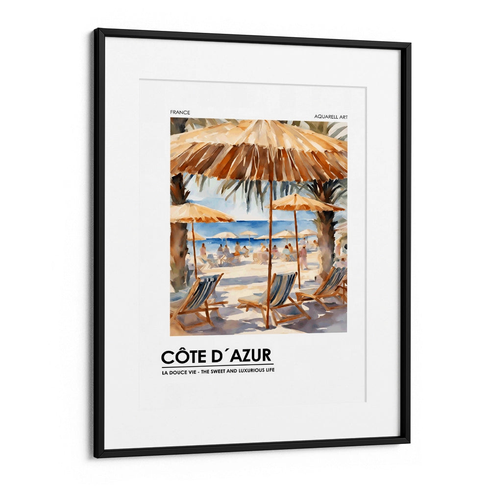 Côte d_Azur Landscape Wall Art - XS / Matte Paper / Rolled Art - Nook At You