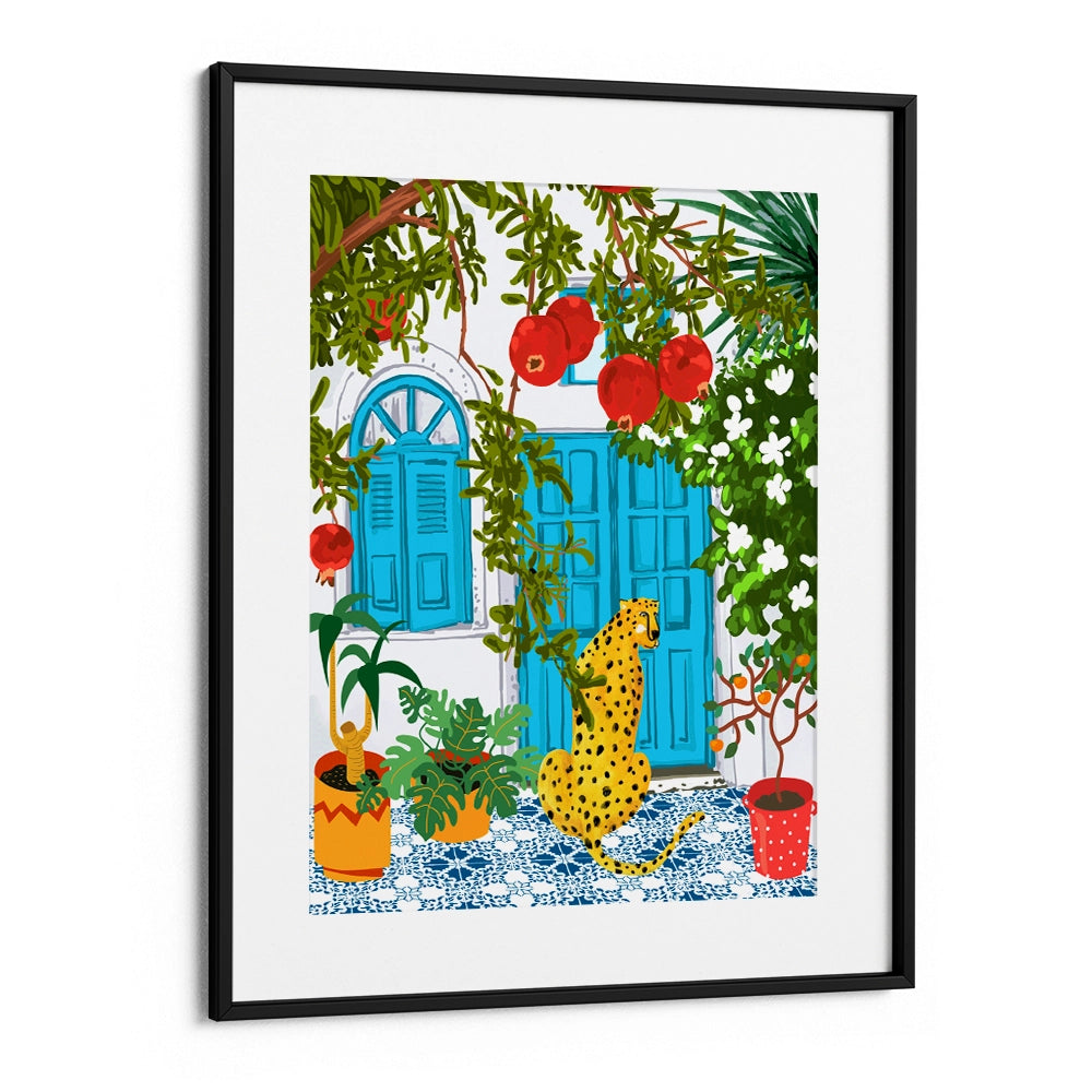 Cheetah Villa Tropical Wall Art - XS / Matte Paper / Rolled Art - Nook At You