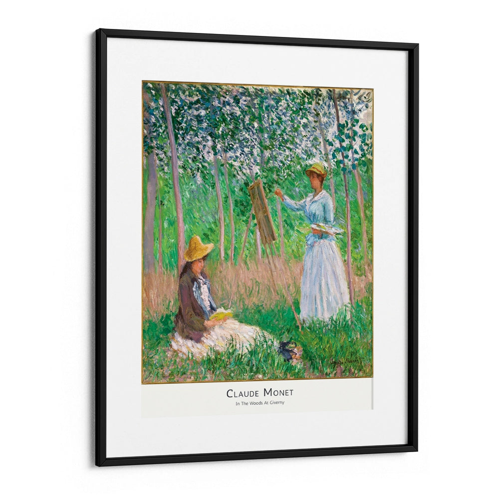 Monet - In The Woods At Giverny Exhibition Wall Art Painting - XS / Matte Paper / Rolled Art - Nook At You