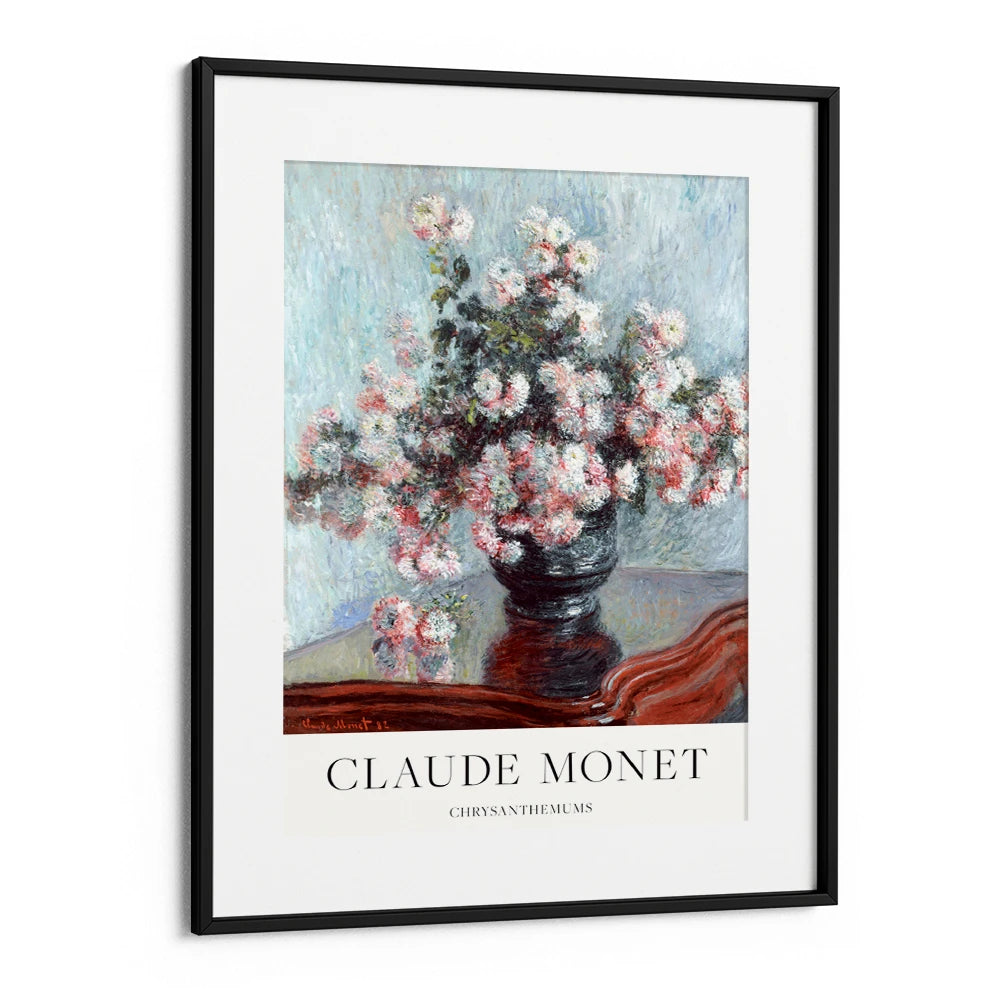 Claude Monet - Chrysanthemums Living Room Exhibition Wall Art - XS / Matte Paper / Rolled Art - Nook At You