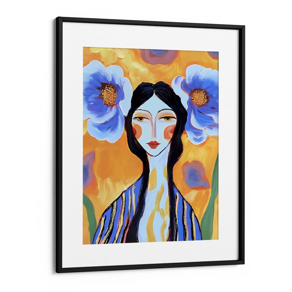 She Blooms Women Illustration Art Poster - XS / Matte Paper / Rolled Art - Nook At You