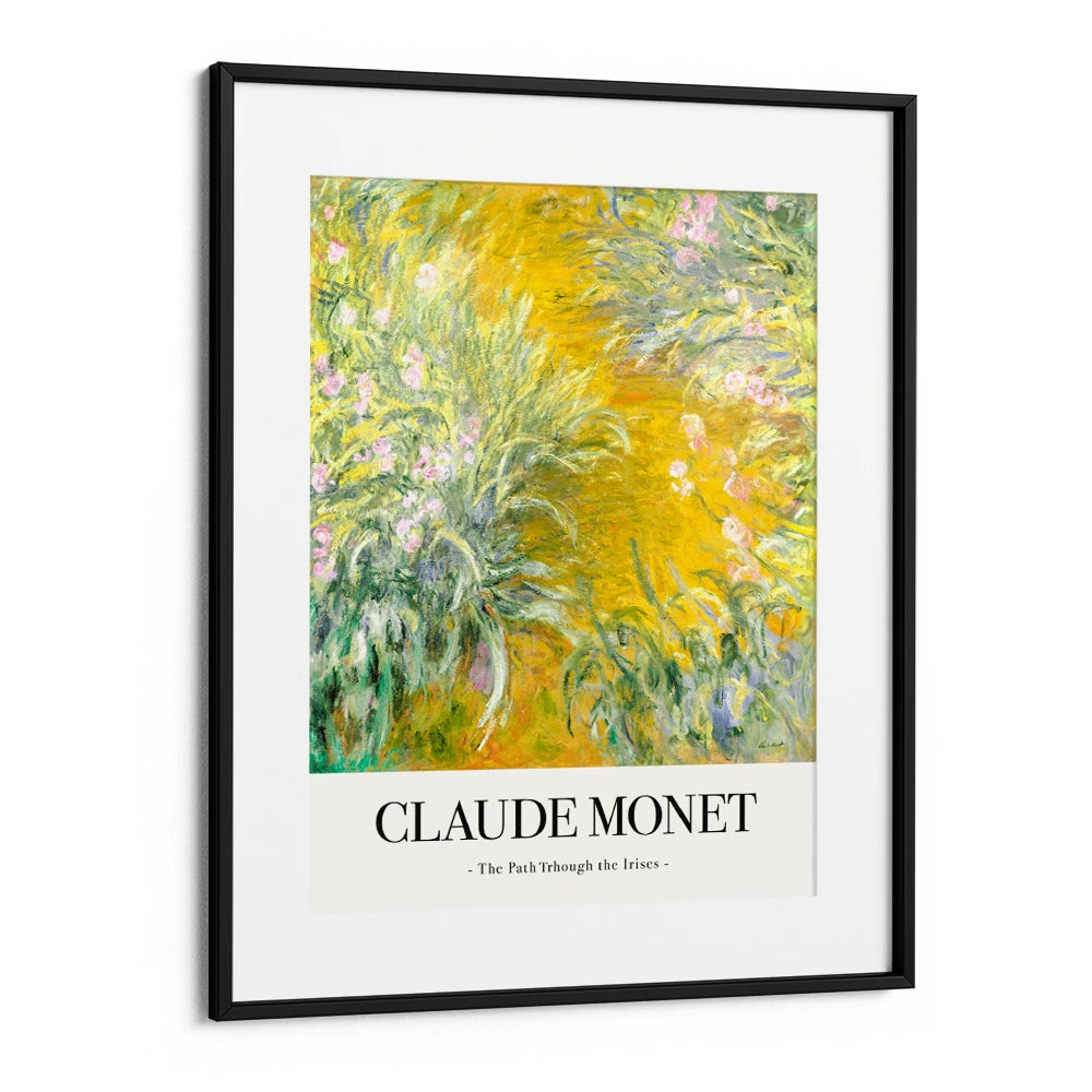 Claude Monet - The Path Through The Irises Vintage Museum Poster - XS / Matte Paper / Rolled Art - Nook At You