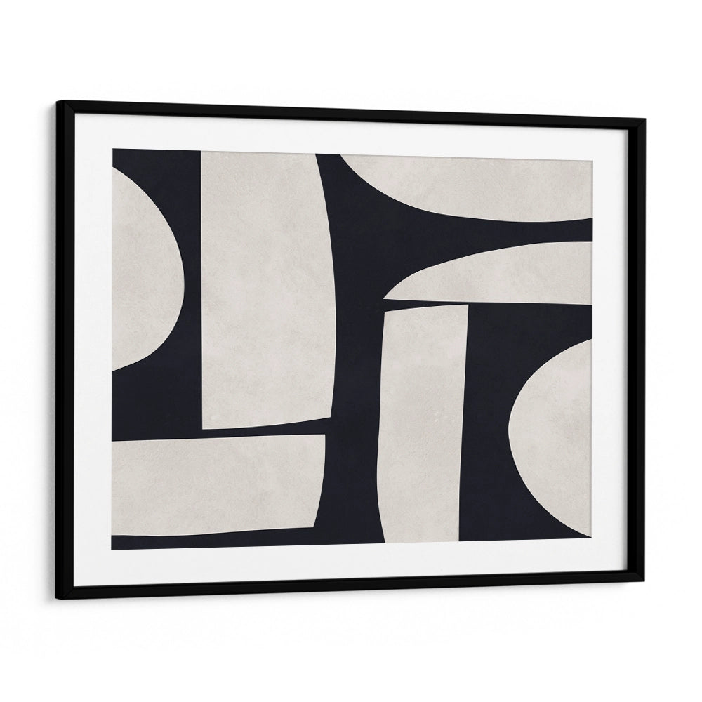 Curved Shapes Abstract Wall Art Poster - XS / Matte Paper / Rolled Art - Nook At You