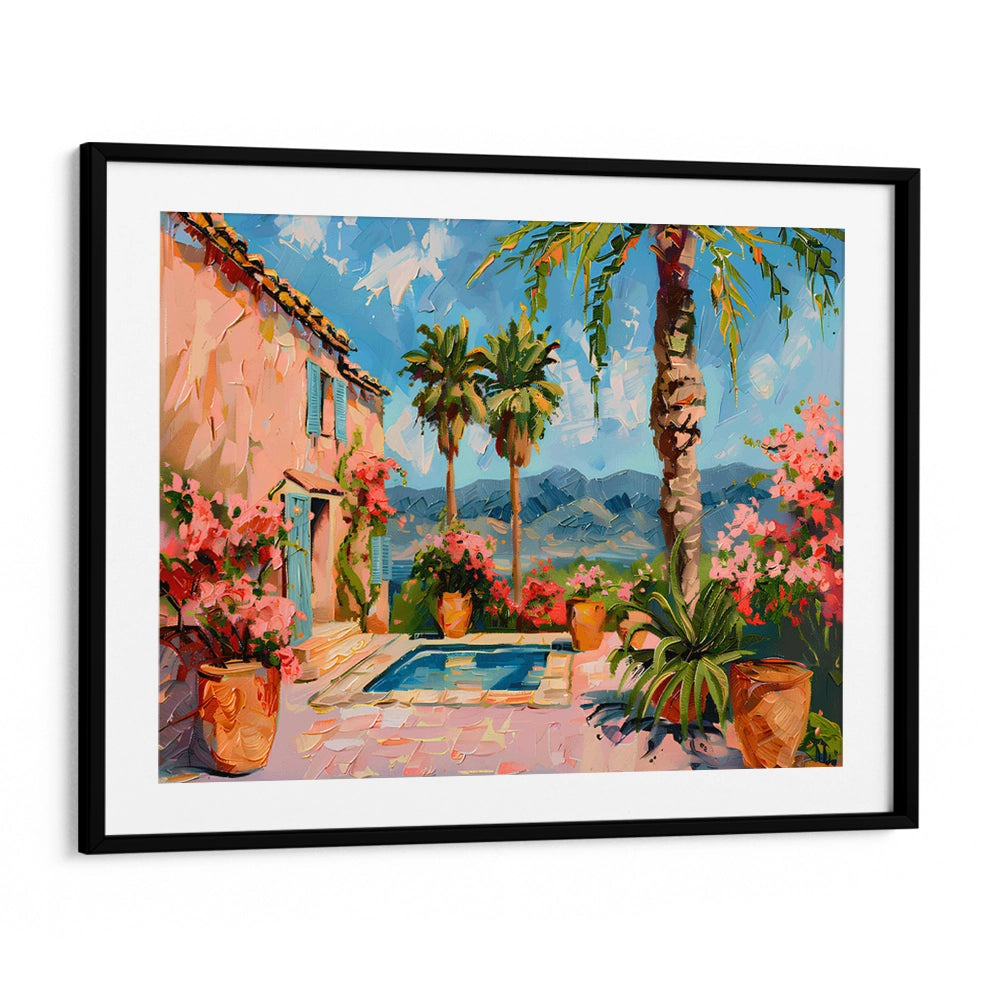Picturesque Villa Landscape Painting - XS / Matte Paper / Rolled Art - Nook At You