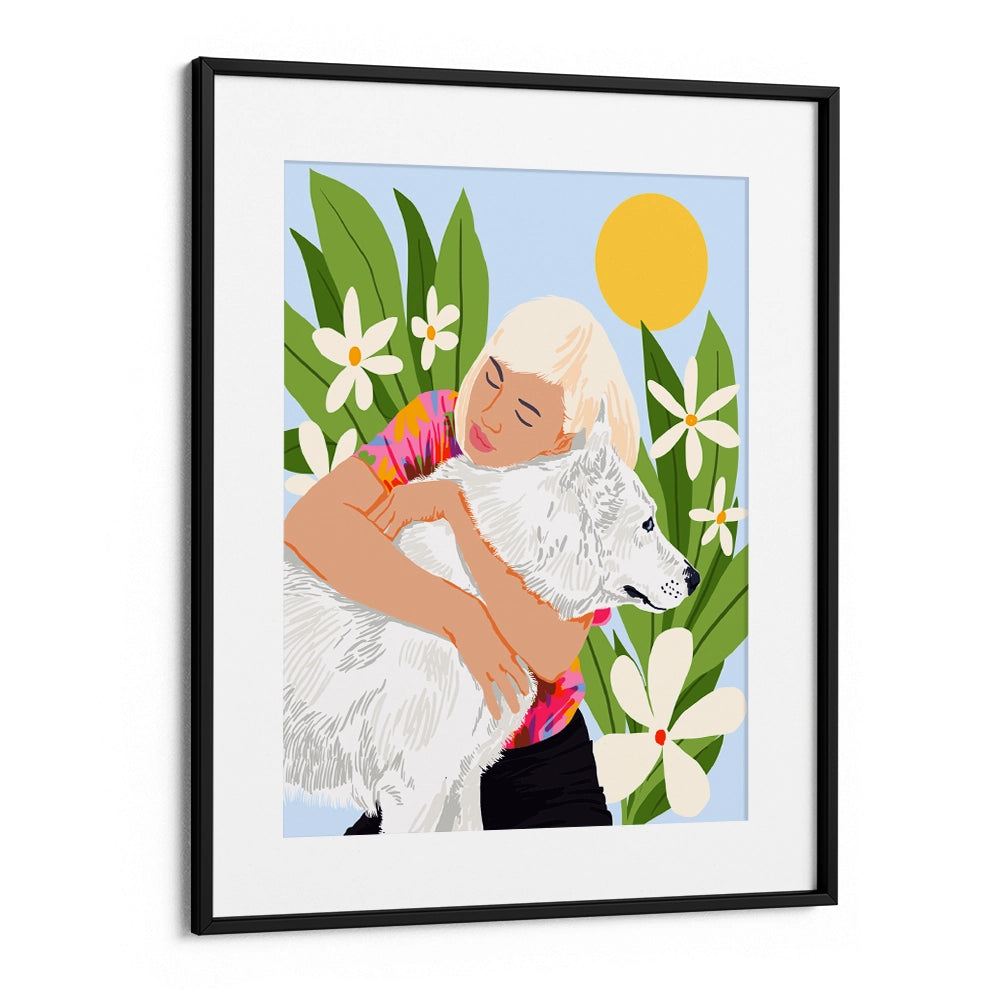 All You Need Is Love and a Dog Boho Wall Art - XS / Matte Paper / Rolled Art - Nook At You