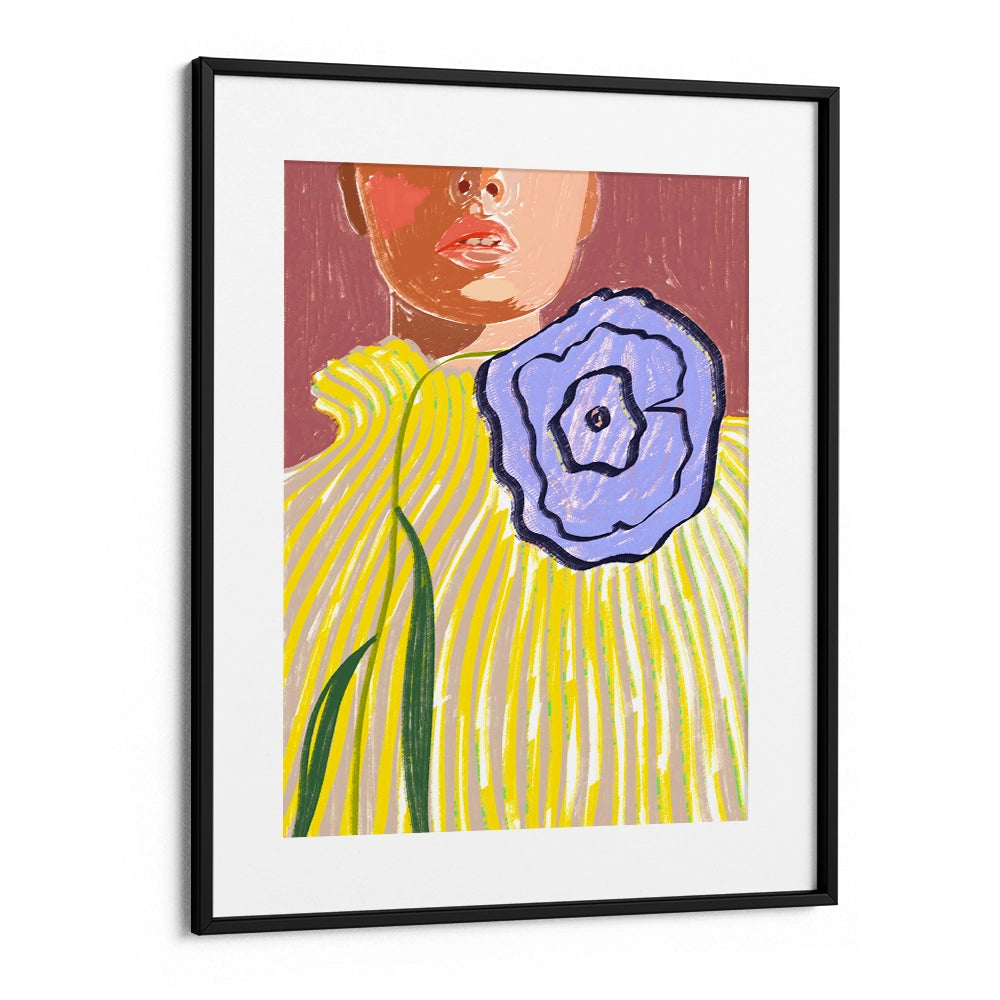 Blossom Elegance Modern Women Illustration Art - XS / Matte Paper / Rolled Art - Nook At You