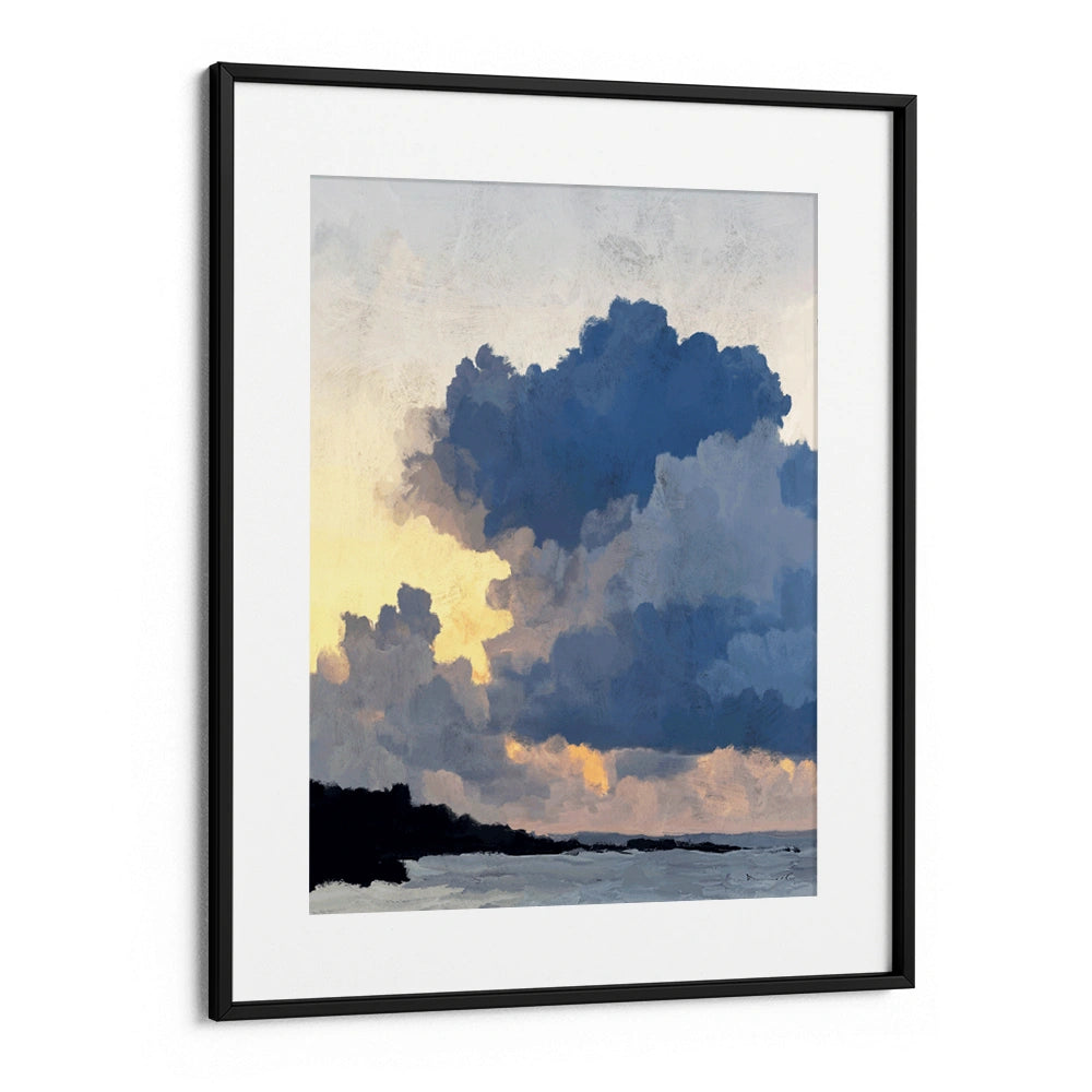 Porthmeor Sunset Landscape Painting - XS / Matte Paper / Rolled Art - Nook At You