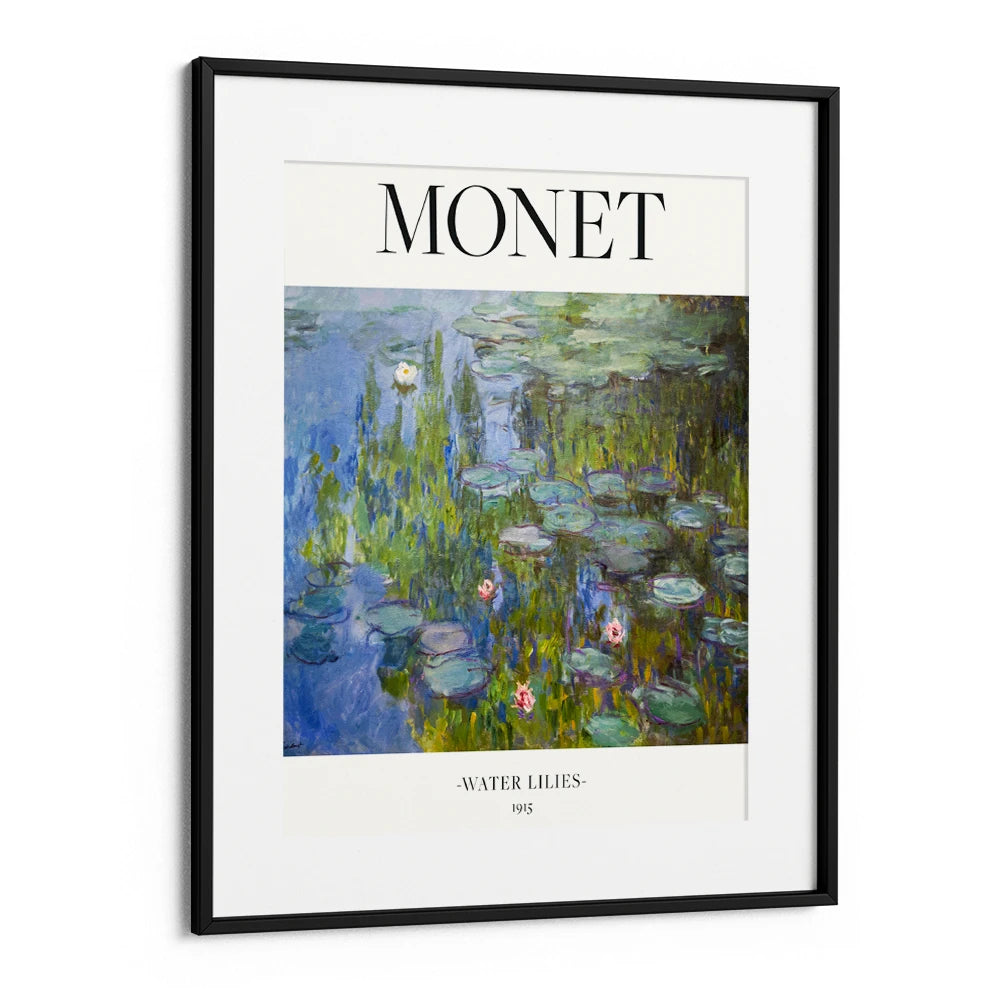 Claude Monet - Water Lilies 1915 Exhibition Poster for Living Room - XS / Matte Paper / Rolled Art - Nook At You