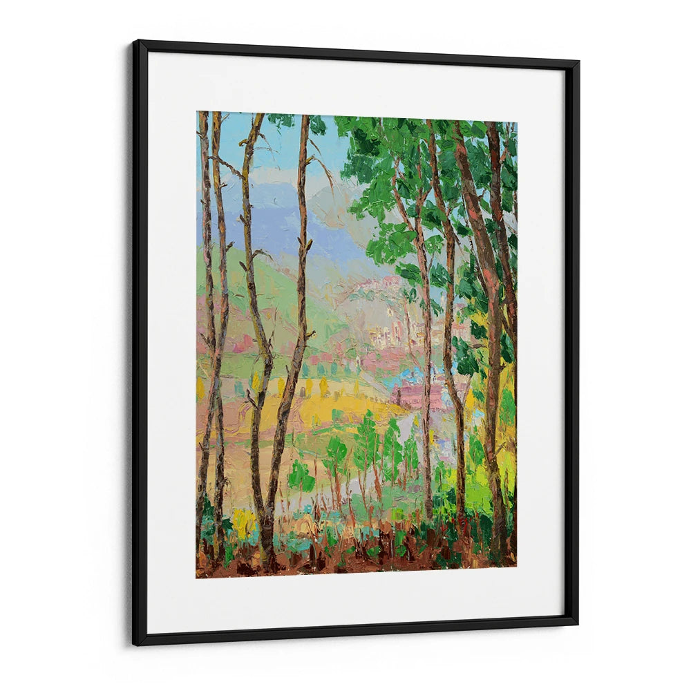 Scenic Valley Village Portrait Landscape Wall Art Poster - XS / Matte Paper / Rolled Art - Nook At You