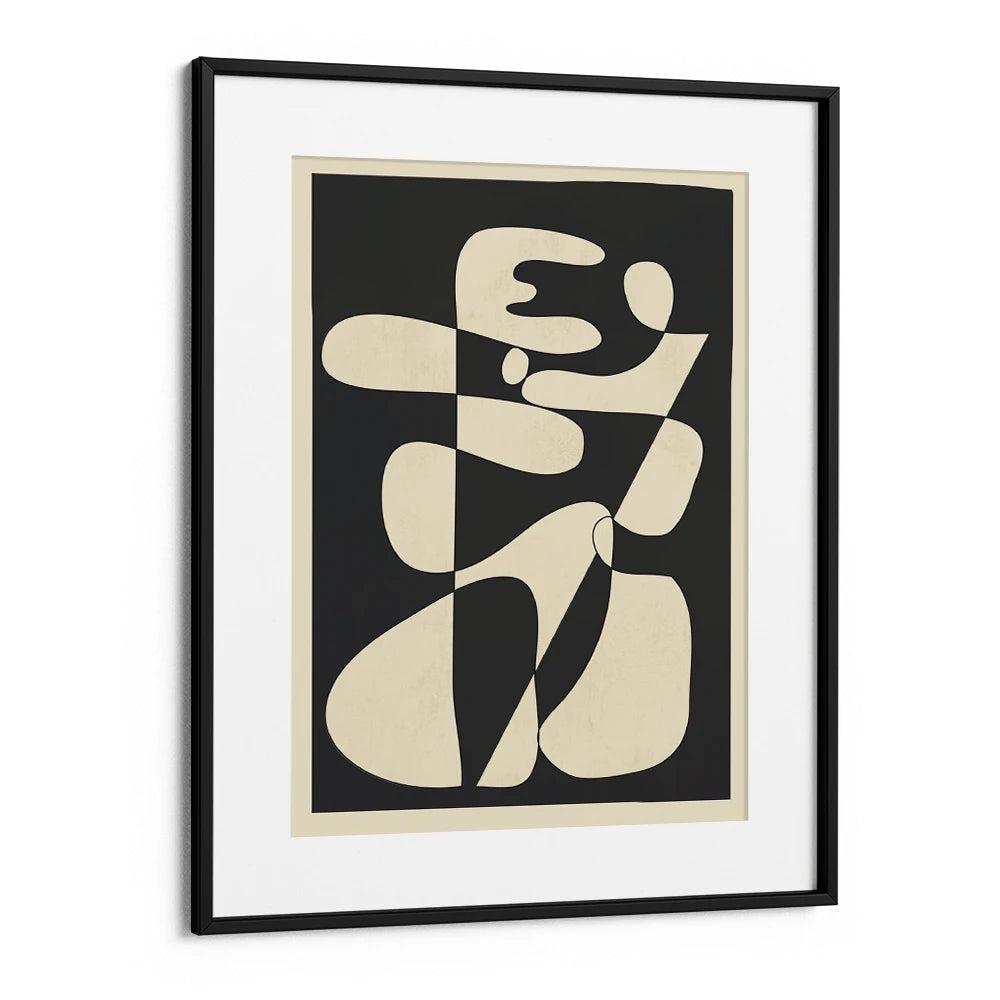 Interlocking Organic Forms Abstract Wall Art Poster - XS / Matte Paper / Rolled Art - Nook At You