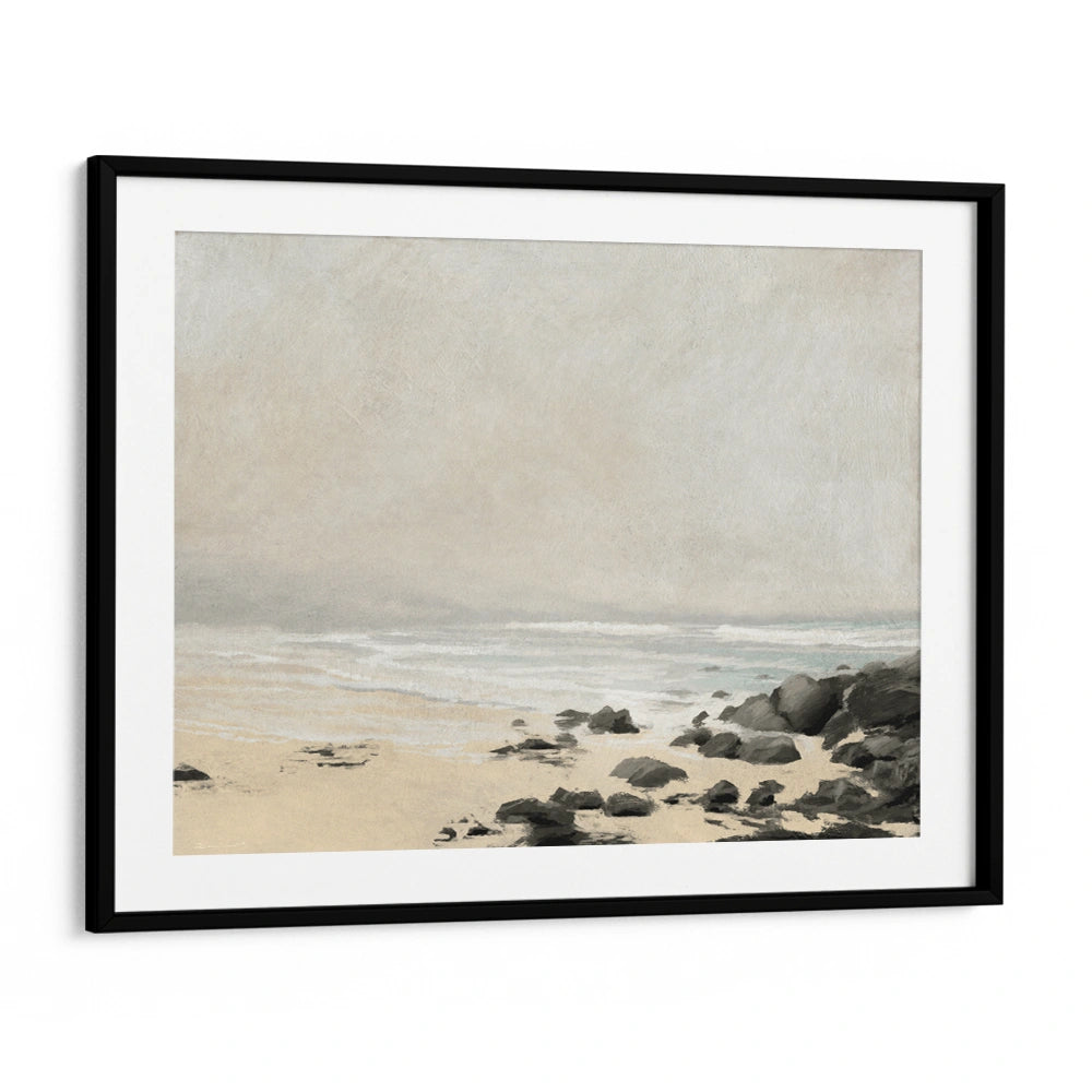 Beach Horizontal Landscape Painting - XS / Matte Paper / Rolled Art - Nook At You