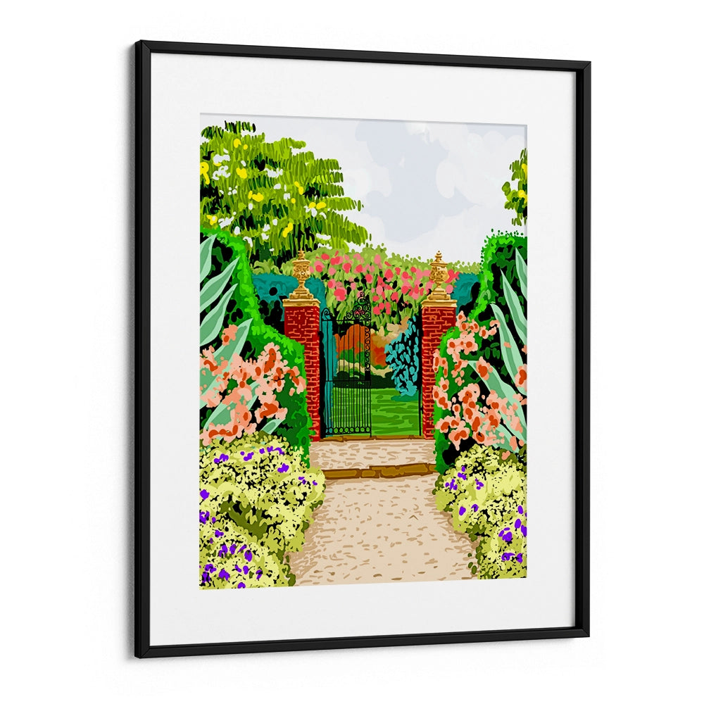 Gated Garden Landscape Art Print - XS / Matte Paper / Rolled Art - Nook At You