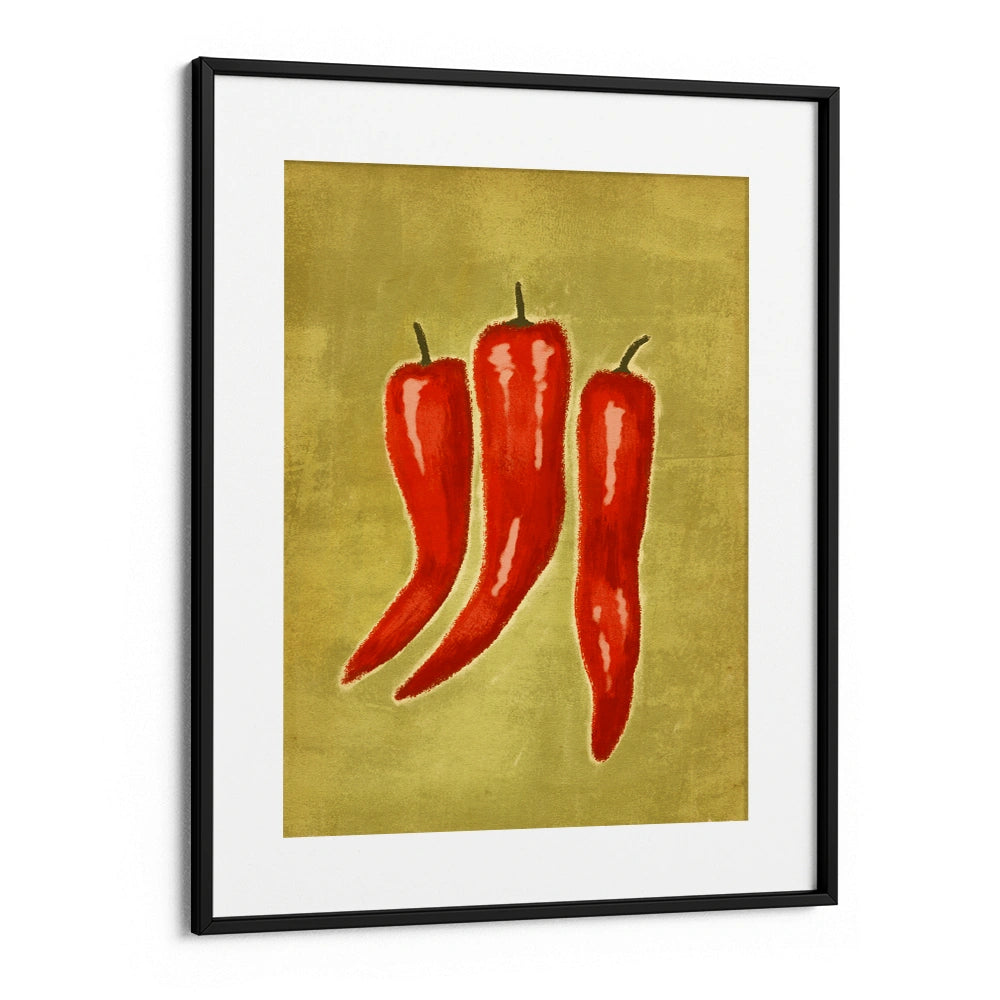 Hot Chili Trio Gourmet Wall Art Poster - XS / Matte Paper / Rolled Art - Nook At You