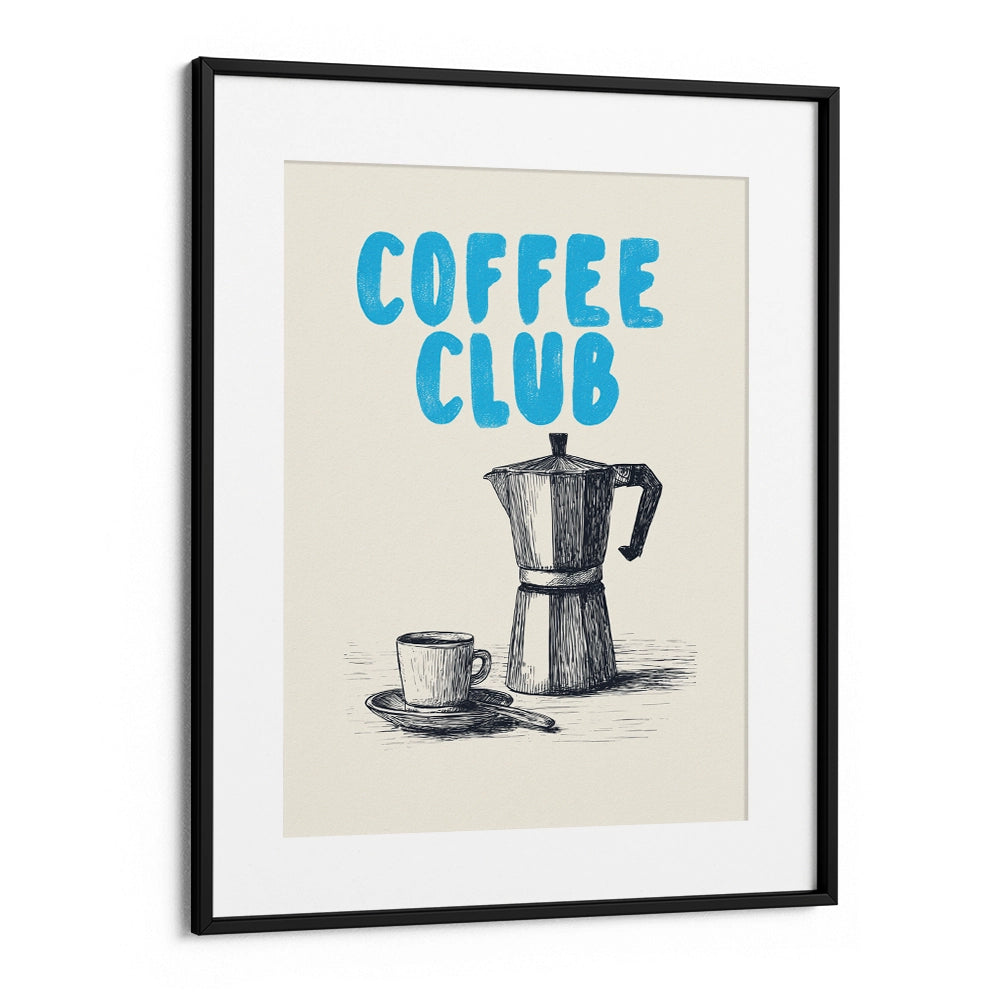 Coffee Club Dining Room Wall Art - XS / Matte Paper / Rolled Art - Nook At You