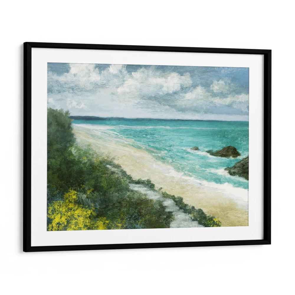 Coastal Walk Landscape Painting - XS / Matte Paper / Rolled Art - Nook At You