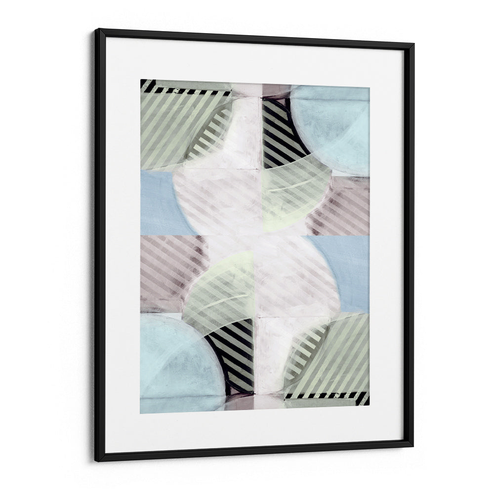 Abstract Misty Stripes 1 Wall Art Poster - XS / Matte Paper / Rolled Art - Nook At You
