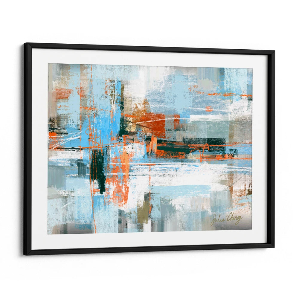 Fragments of Summer Vibrant Abstract Wall Art - XS / Matte Paper / Rolled Art - Nook At You