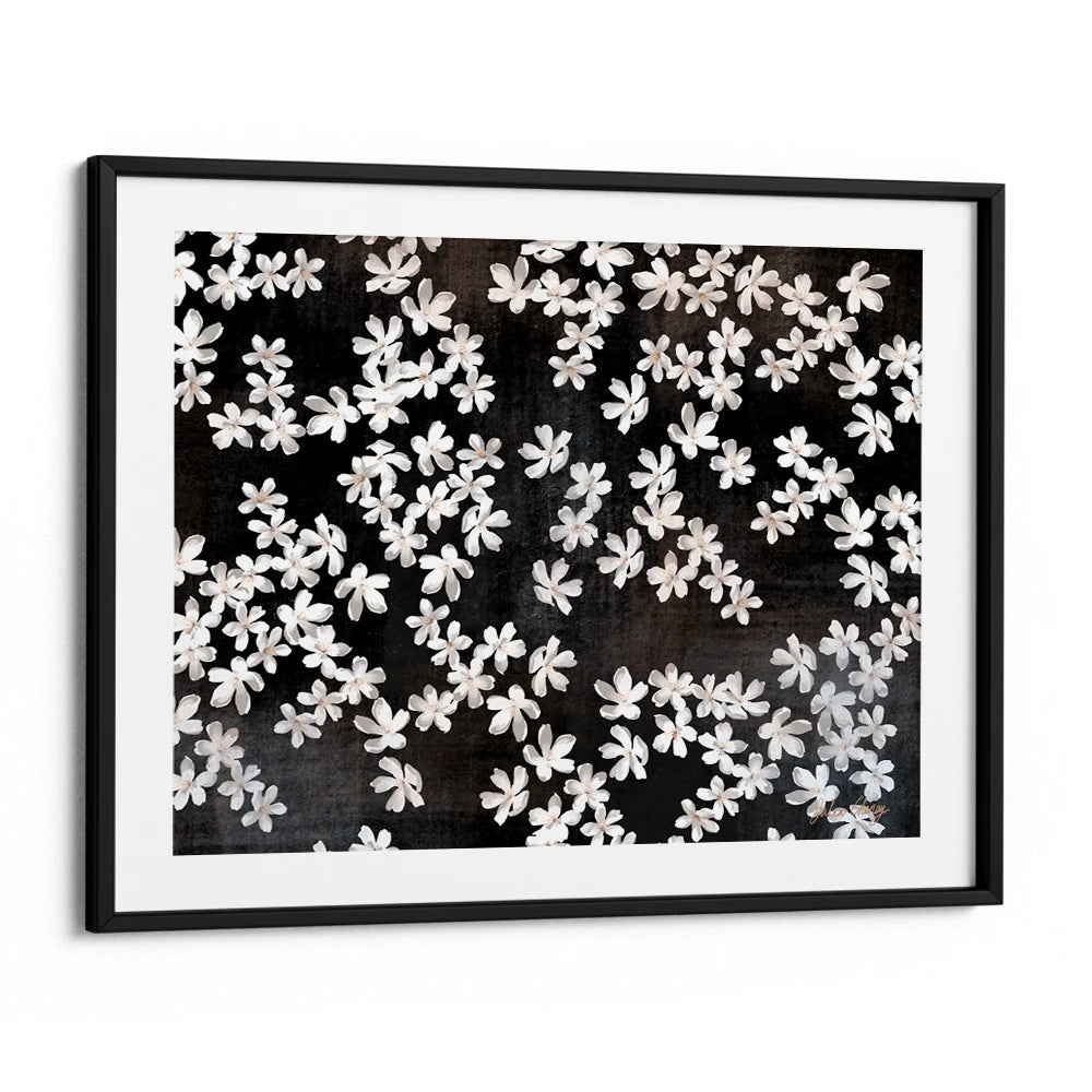 Delicate White Petals Abstract Wall Art Print - XS / Matte Paper / Rolled Art - Nook At You