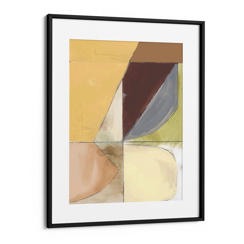 Warm Angles Modern Abstract Painting - XS / Matte Paper / Rolled Art - Nook At You