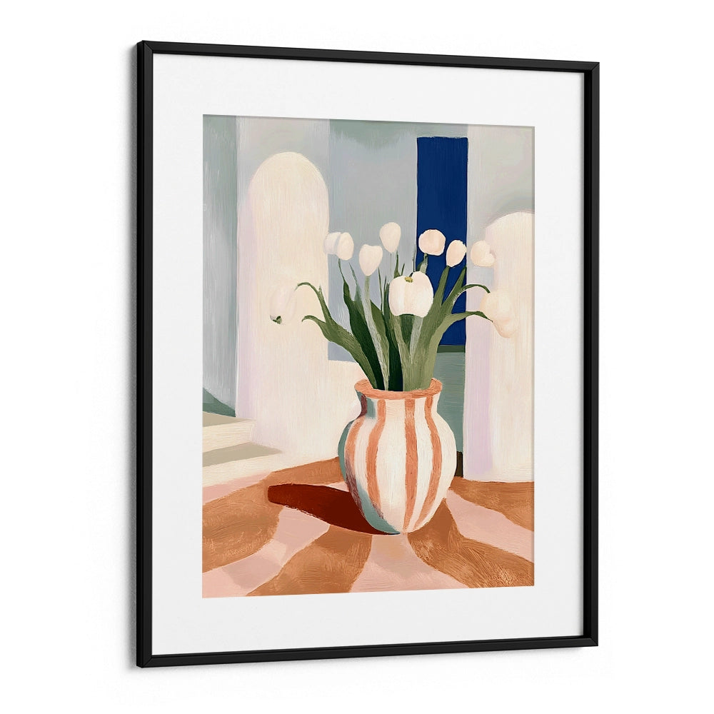 Tulips In a Vase Botanical Wall Art - XS / Matte Paper / Rolled Art - Nook At You