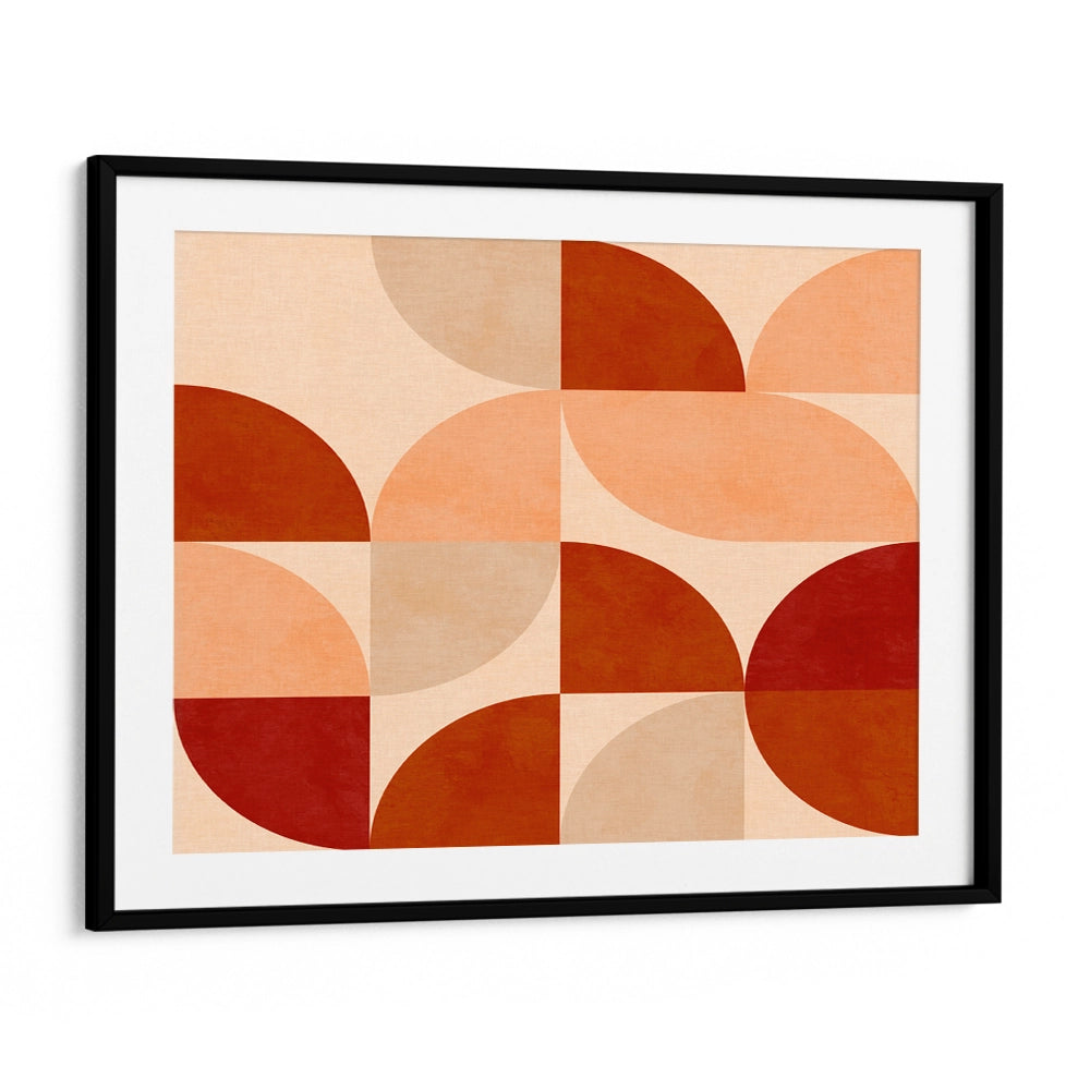 Autumn Mid Century Earthy Horizontal Abstract Wall Art - XS / Matte Paper / Rolled Art - Nook At You