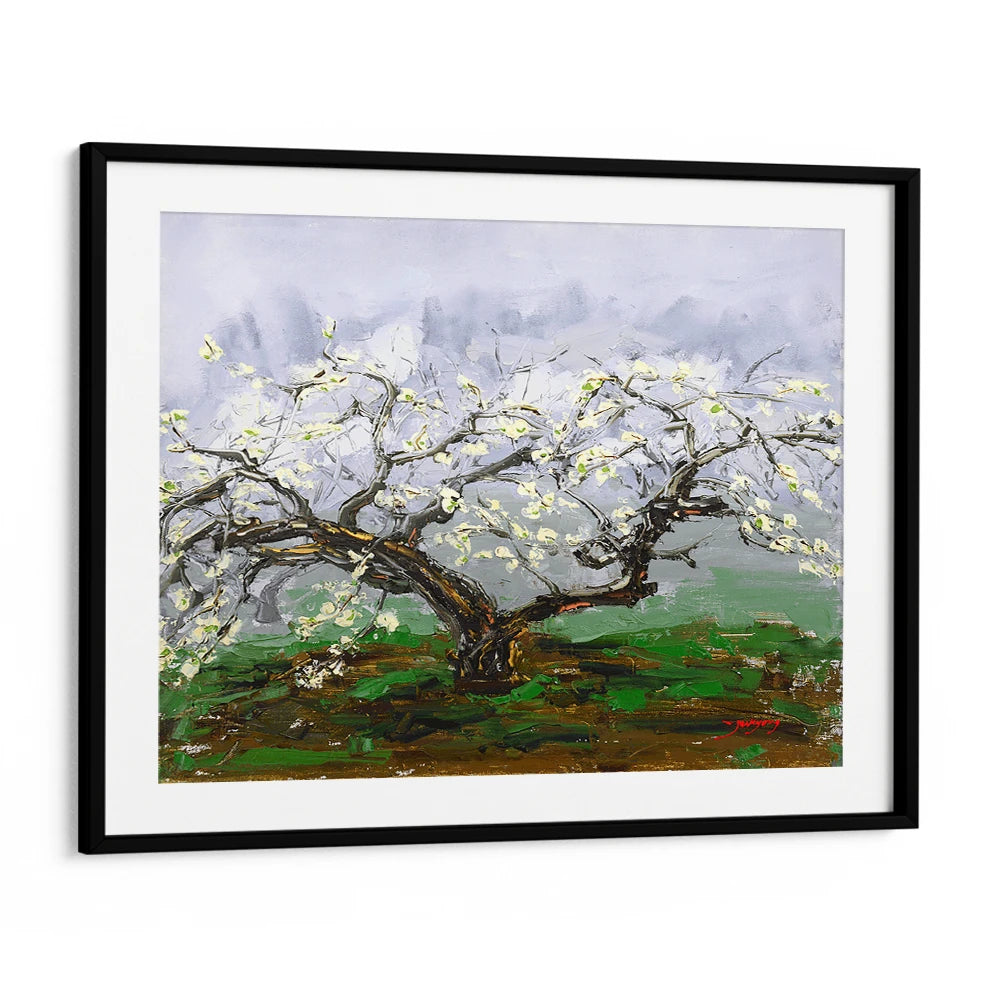 Spring Blossom Tree Nature Landscape Painting - XS / Matte Paper / Rolled Art - Nook At You