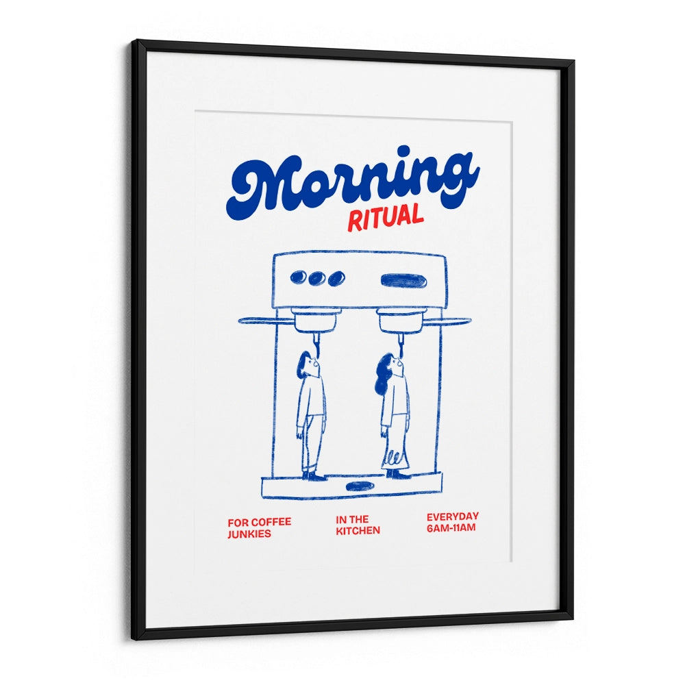 Morning Coffee Ritual Gourmet Canvas Painting - XS / Matte Paper / Rolled Art - Nook At You