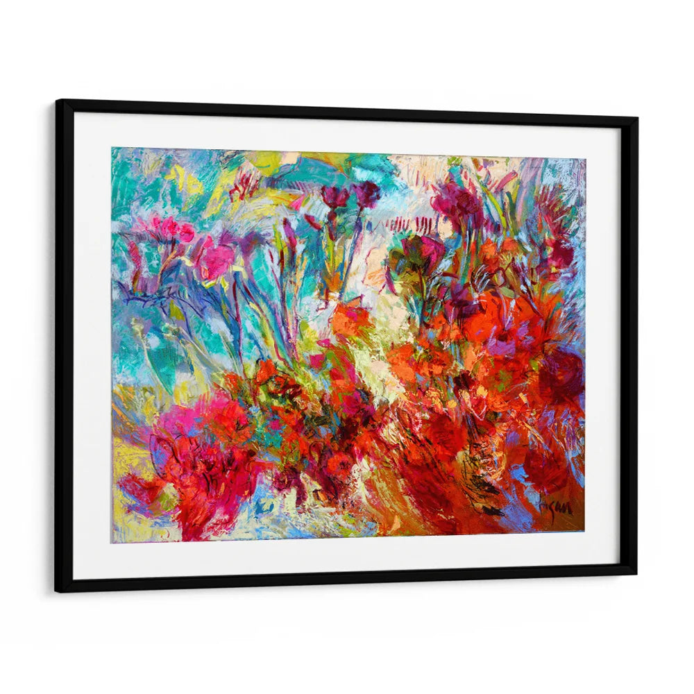 Botanic Radiance Abstract Painting - XS / Matte Paper / Rolled Art - Nook At You