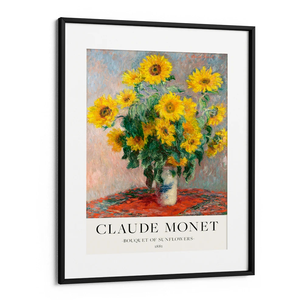 Claude Monet - Bouquet Of Sunflowers Timeless Exhibition Poster - XS / Matte Paper / Rolled Art - Nook At You
