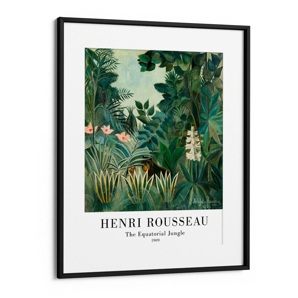 Henri Rousseau - The Equatorial Jungle Exhibition Wall Art - XS / Matte Paper / Rolled Art - Nook At You