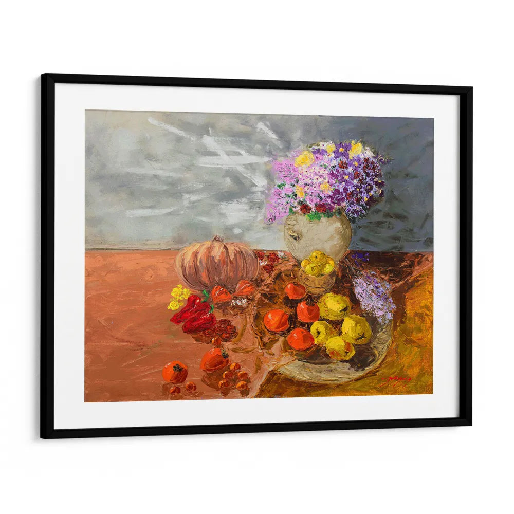Vibrant Fall Harvest Abstract Wall Art Print - XS / Matte Paper / Rolled Art - Nook At You