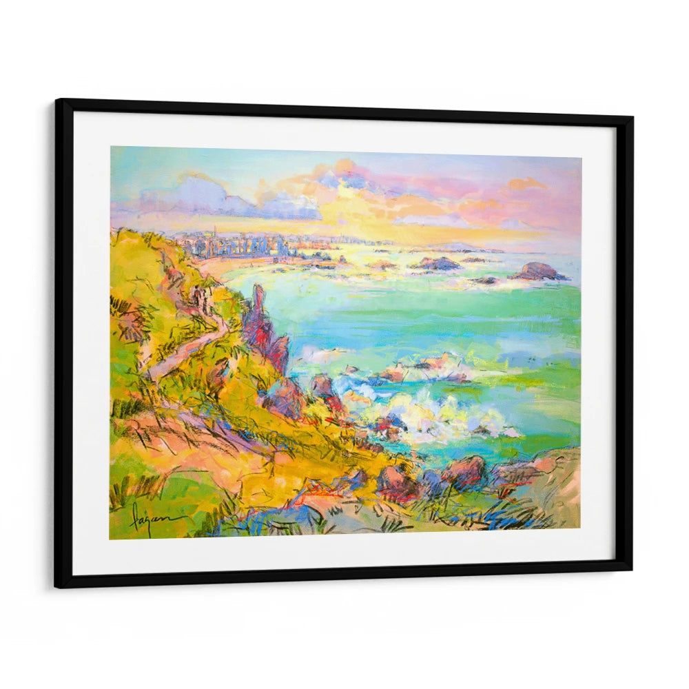 West View Coastal Landscape Print - XS / Matte Paper / Rolled Art - Nook At You