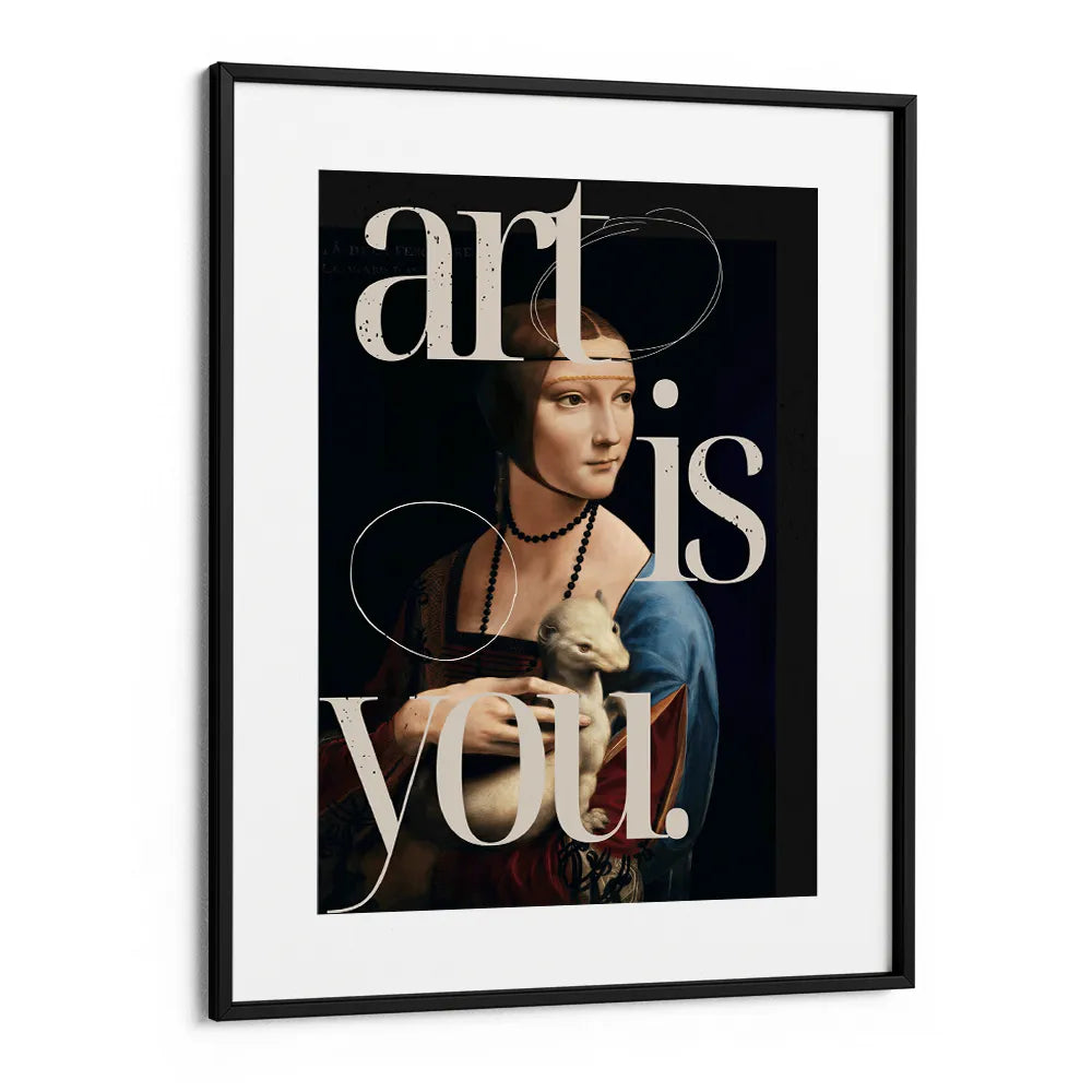 Art Is You Classic Portrait Quirky Wall Art - XS / Matte Paper / Rolled Art - Nook At You