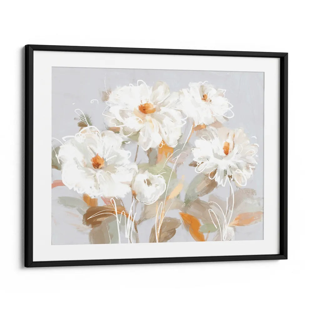 Ivory Garden Botanical Wall Art Painting - XS / Matte Paper / Rolled Art - Nook At You