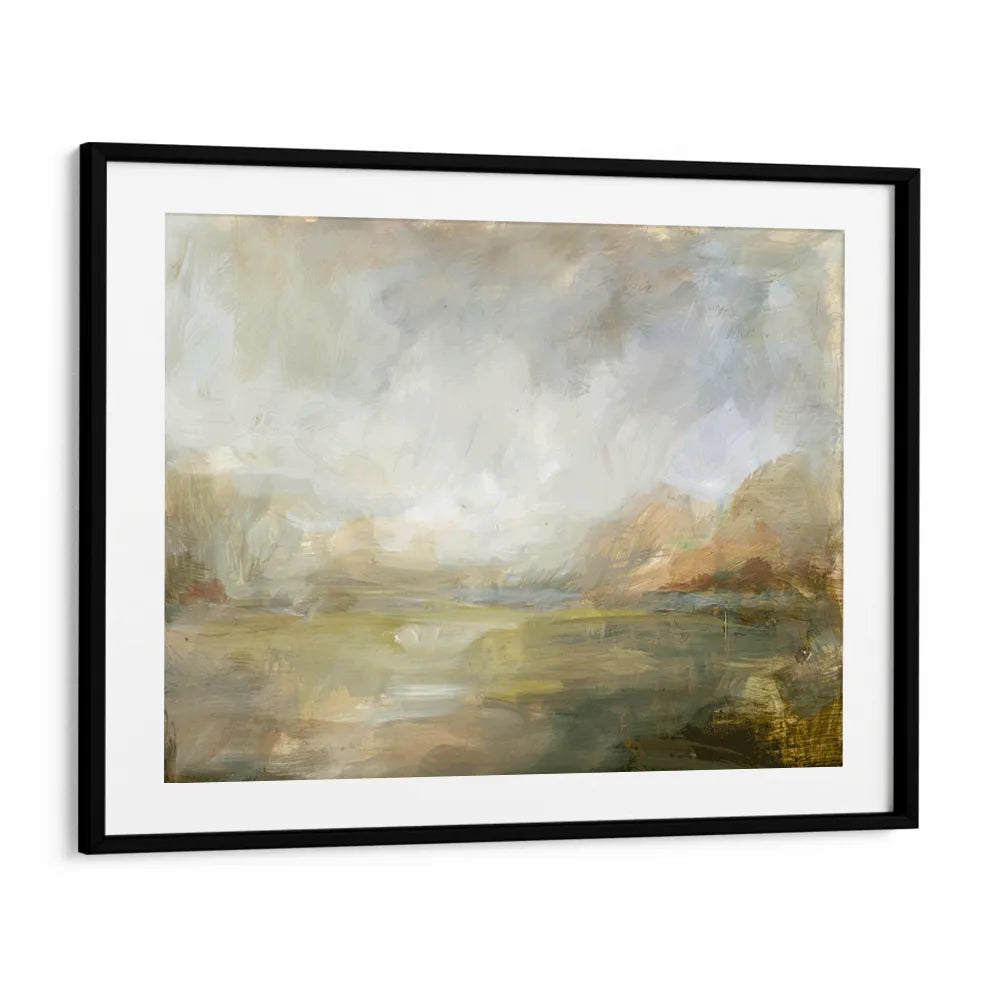 Misty Morning Vista Abstract Wall Art Poster - XS / Matte Paper / Rolled Art - Nook At You