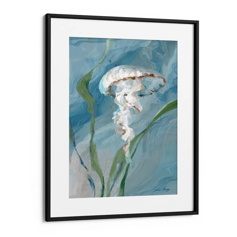 Jelly Fish Canvas Wall Art Painting - XS / Matte Paper / Rolled Art - Nook At You